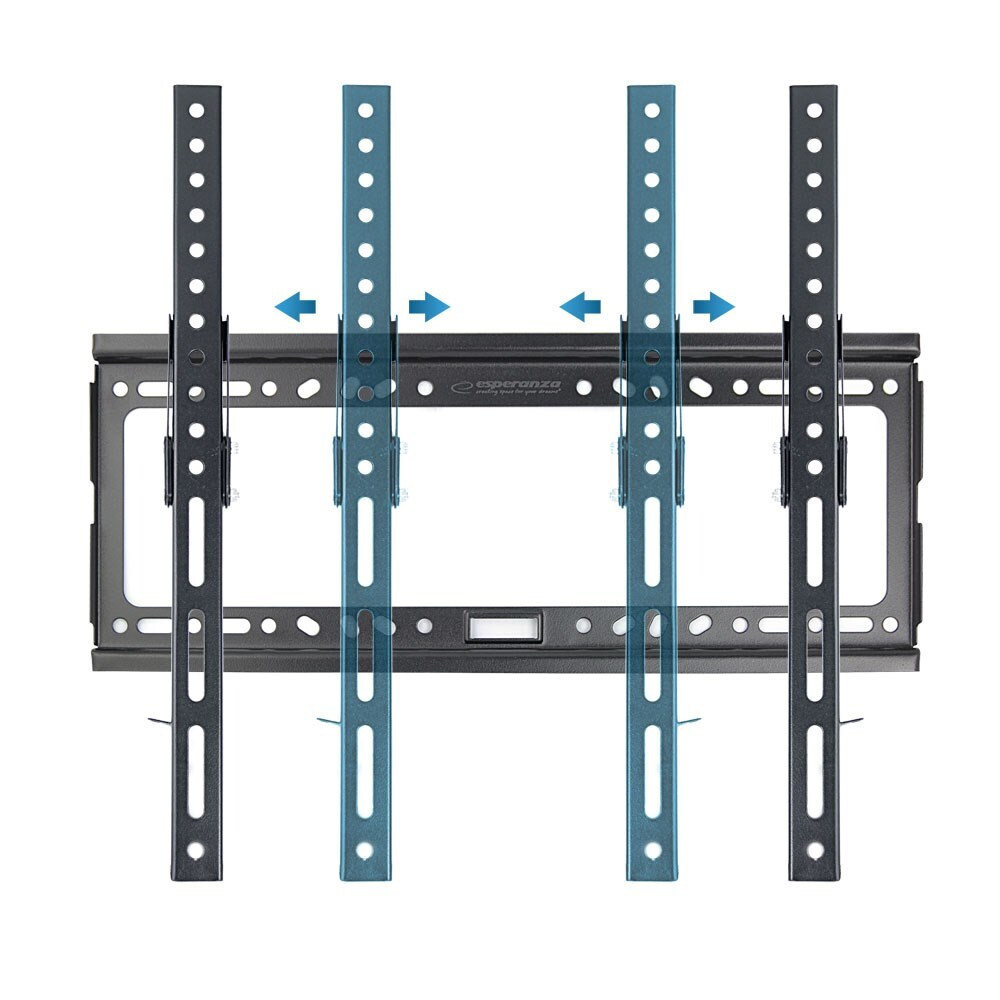 Esperanza ERW014 Βάση Τηλεόρασης Τοίχου έως 70" και 30kg Μαύρο - Image 8