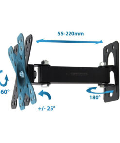Alternative view of Esperanza ERW011 Βάση Τηλεόρασης Τοίχου έως 50" και 20kg Μαύρο