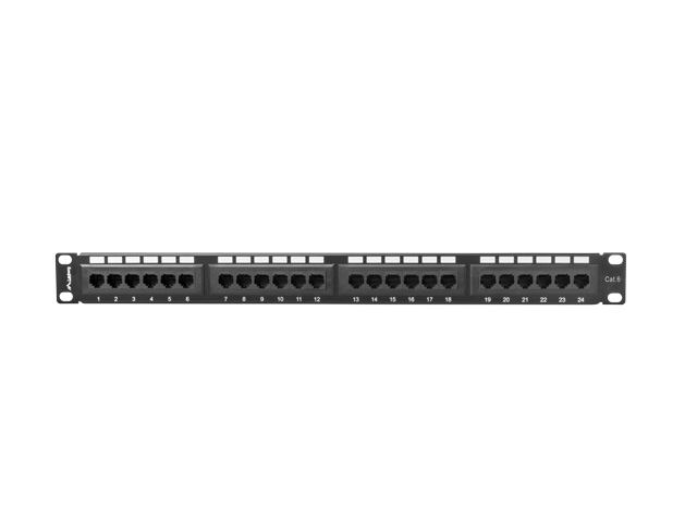 Lanberg Patch Panel Unshielded για Rack 1U 19" 24 Θυρών cat6 Μαύρο - Image 5
