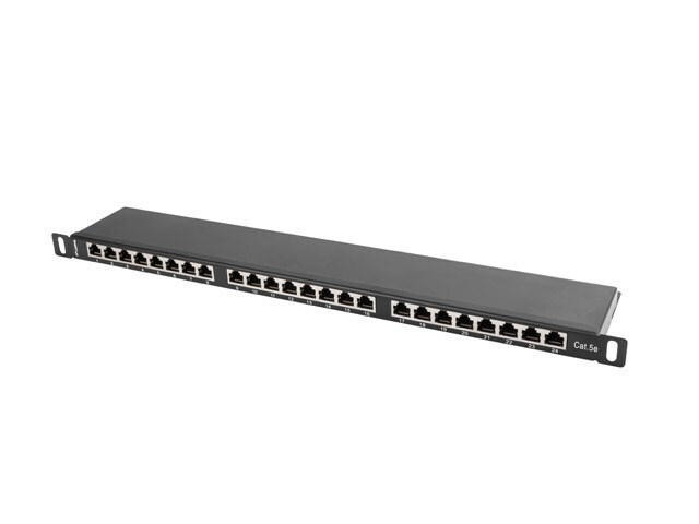 Lanberg Patch Panel 24 Port 0.5u 19” Cat.5e Shielded Black - Image 5
