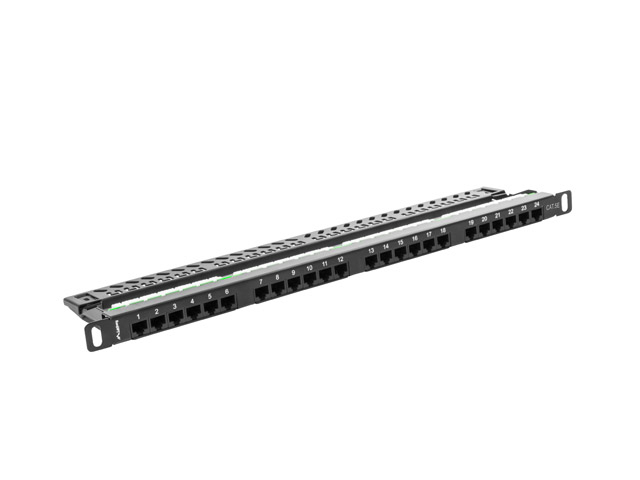 Lanberg Patch Panel για Rack 1U 19" 24 Θυρών Μαύρο - Image 5
