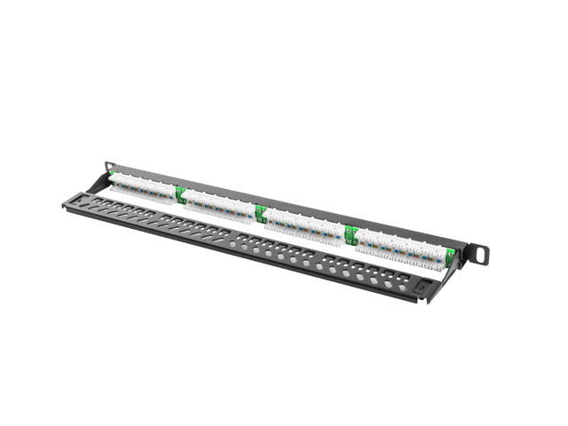 Lanberg Patch Panel για Rack 1U 19" 24 Θυρών Μαύρο - Image 4