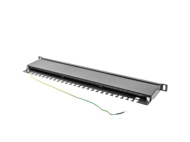 Lanberg Patch Panel 24 Port 0.5u 19” Cat.5e Shielded Black - Image 7