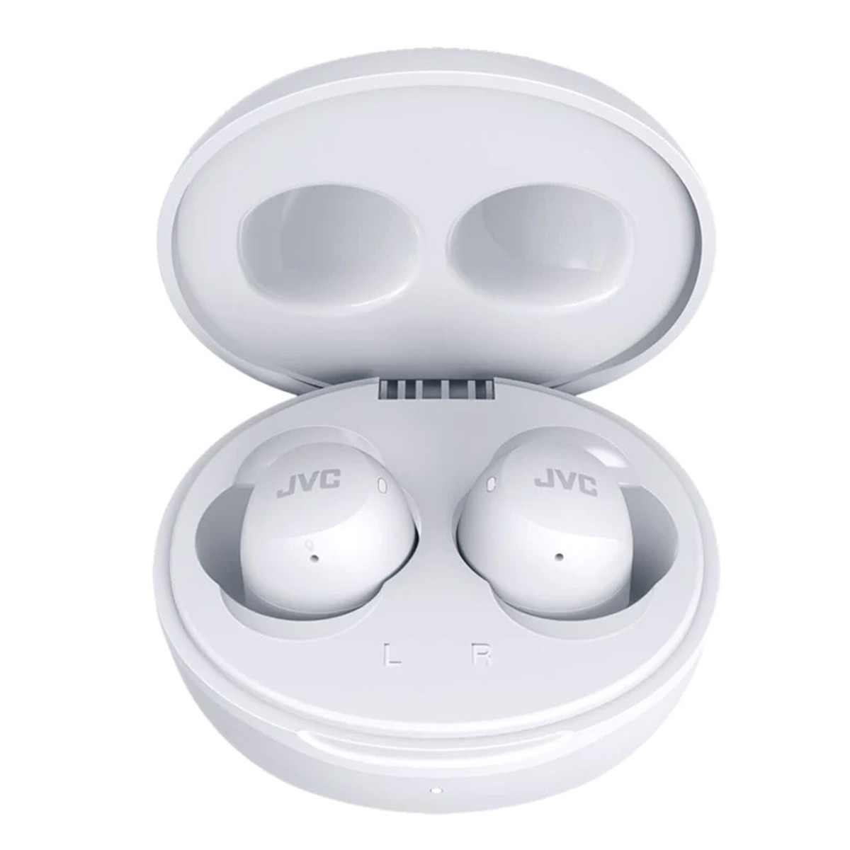 JVC Gumy Mini HA-A6T In-ear Bluetooth Handsfree Ακουστικά με Αντοχή στον Ιδρώτα και Θήκη Φόρτισης Λευκά - Image 3