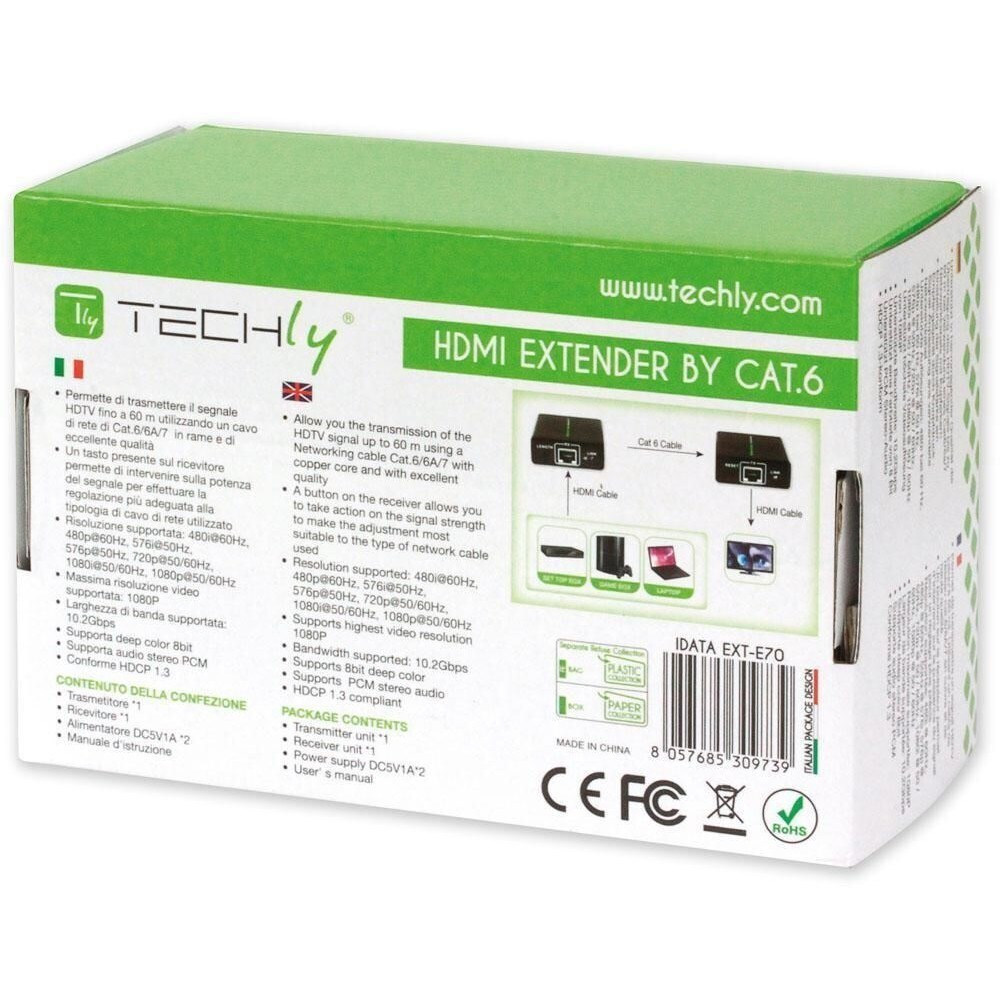 Techly IDATA EXT-E70 HDMI Extender IDATA EXT-E70 - Image 9