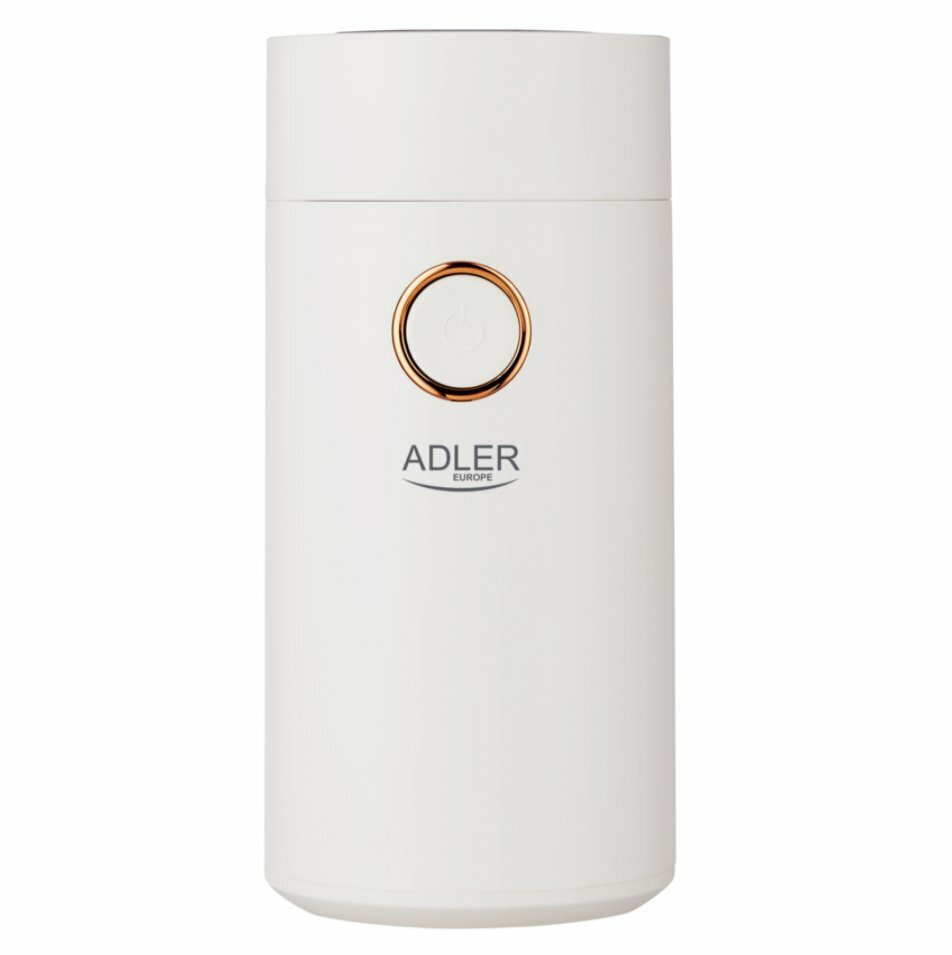 Adler Ηλεκτρικός Μύλος Καφέ 150W με Χωρητικότητα 75gr Λευκός