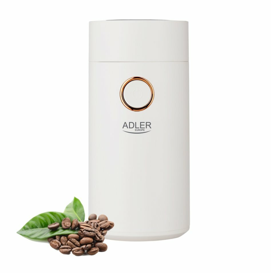 Adler Ηλεκτρικός Μύλος Καφέ 150W με Χωρητικότητα 75gr Λευκός - Image 2