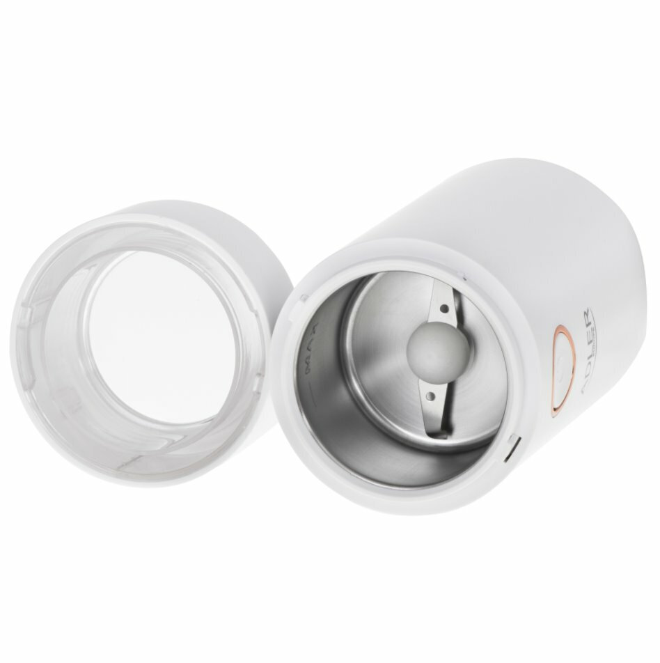 Adler Ηλεκτρικός Μύλος Καφέ 150W με Χωρητικότητα 75gr Λευκός - Image 5