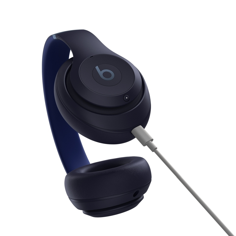 Beats Studio Pro Ασύρματα / Ενσύρματα Over Ear Ακουστικά με 40 ώρες Λειτουργίας και Quick Charge Navy - Image 3