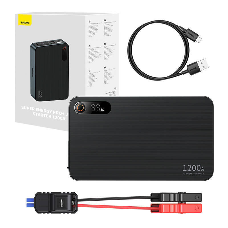 Baseus Βooster Roadstart Φορητός Εκκινητής Μπαταρίας 12000mAh 12V - Image 2