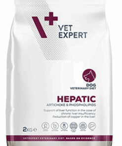 VetExpert Hepatic 2kg Ξηρά Τροφή για Ενήλικους Σκύλους με Πουλερικά, Ρύζι, Κρέας, Συκώτι και Καλαμπόκι