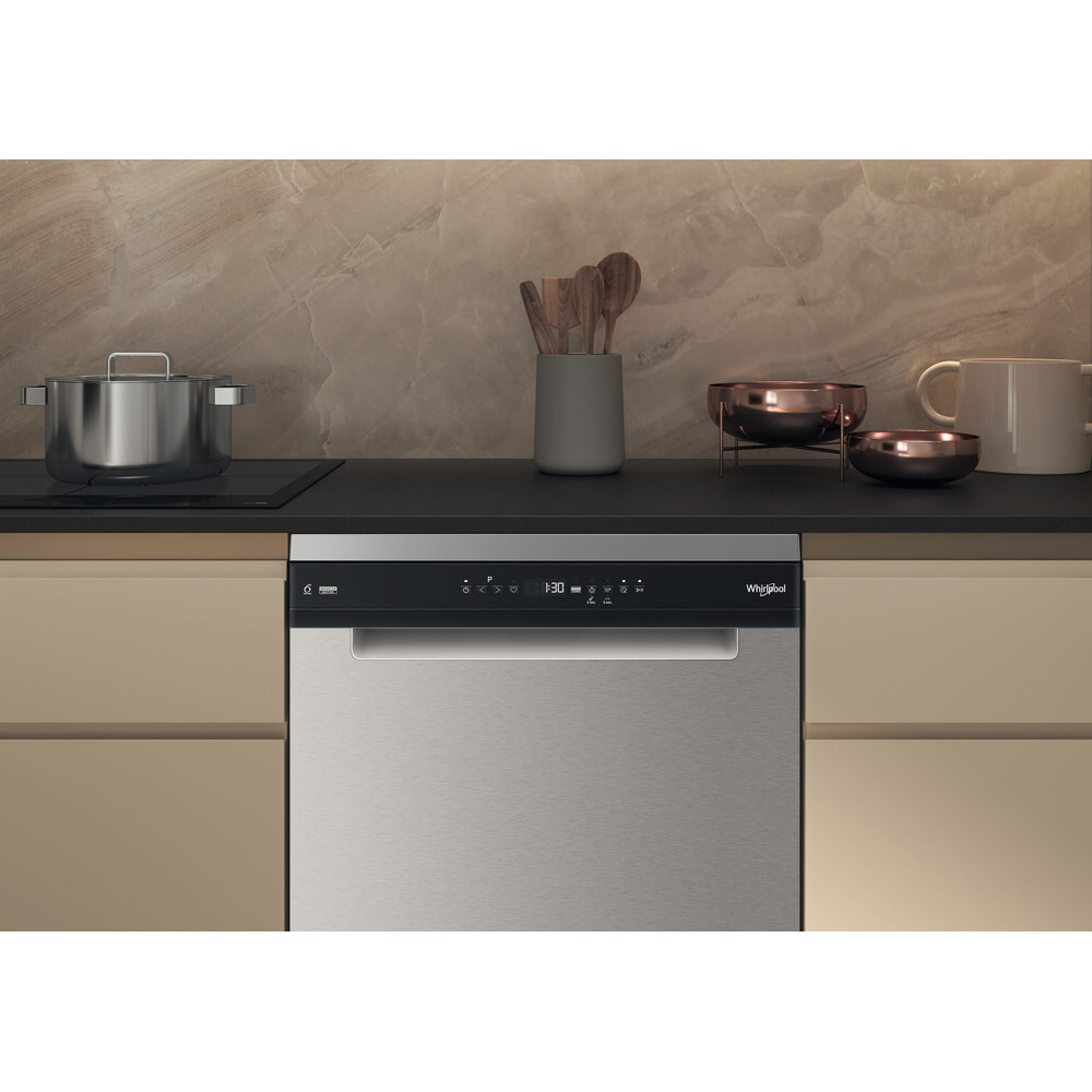 Whirlpool Ελεύθερο Πλυντήριο Πιάτων για 15 Σερβίτσια PowerClean Pro Π60xY85εκ. Inox W7F HP43 X - Image 7