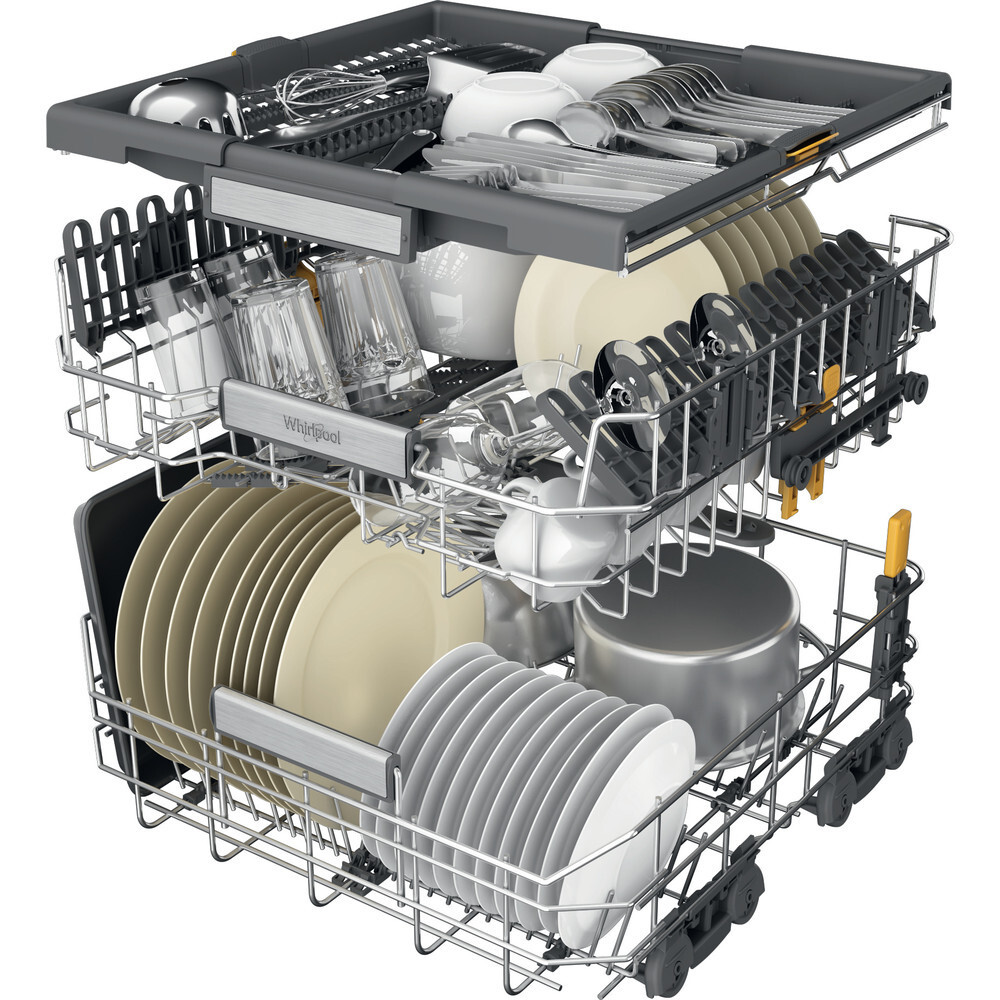 Whirlpool Ελεύθερο Πλυντήριο Πιάτων για 15 Σερβίτσια PowerClean Pro Π60xY85εκ. Inox W7F HP43 X - Image 11