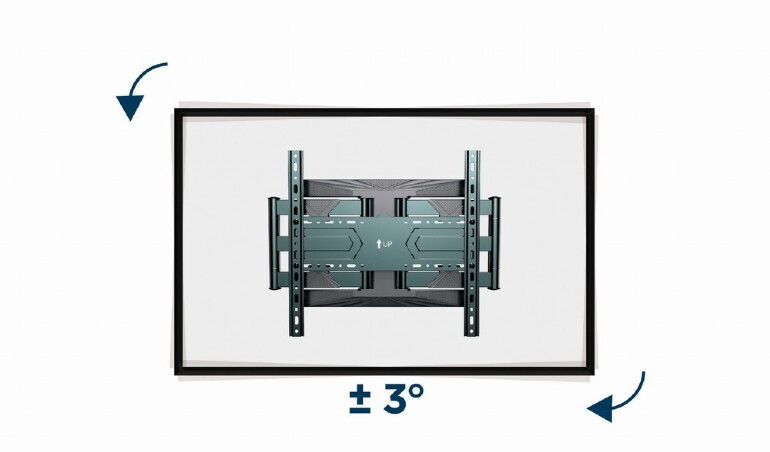 Gembird WM-80ST-01 Βάση Τηλεόρασης Τοίχου με Βραχίονα έως 80" και 50kg - Image 5