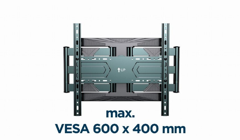 Gembird WM-80ST-01 Βάση Τηλεόρασης Τοίχου με Βραχίονα έως 80" και 50kg - Image 7