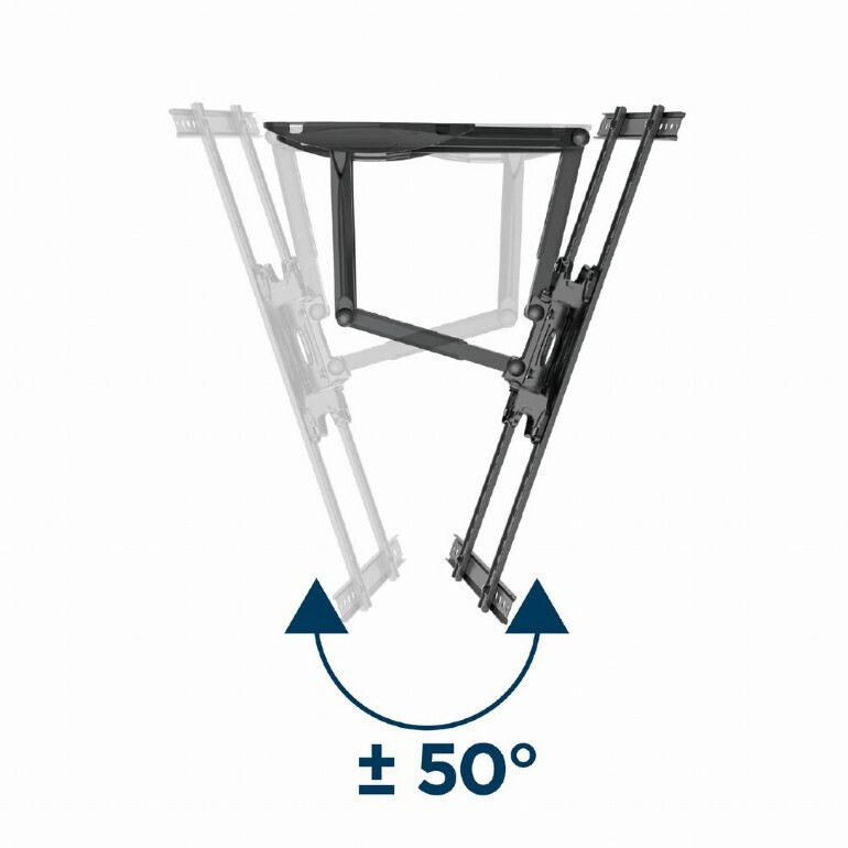 Gembird WM-75ST-01 Βάση Τηλεόρασης Τοίχου έως 75" και 45.5kg - Image 4