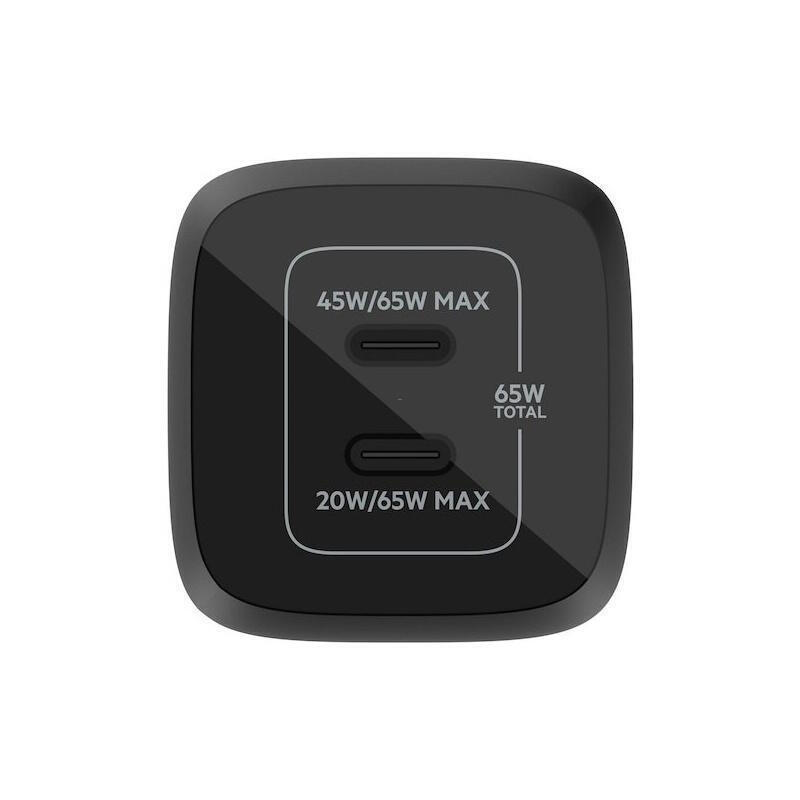 Belkin Φορτιστής Χωρίς Καλώδιο με 2 Θύρες USB-C 65W Power Delivery Μαύρος (Boost Charge Pro) - Image 5