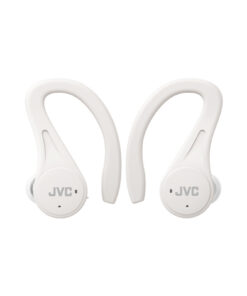 JVC HA-EC25T In-ear Bluetooth Handsfree Ακουστικά με Αντοχή στον Ιδρώτα και Θήκη Φόρτισης Λευκά