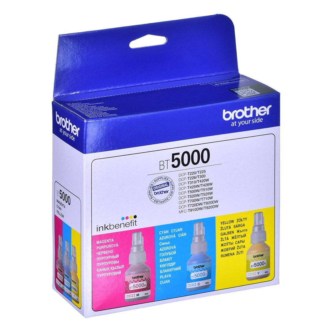 Brother BT5000 Γνήσιο Πακέτο 3 Μελανιών Εκτυπωτή InkJet Πολλαπλό (Color) (BT-5000CLVAL) - Image 3