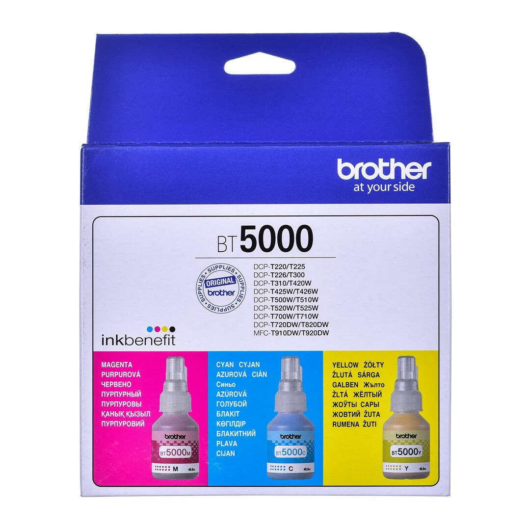 Brother BT5000 Γνήσιο Πακέτο 3 Μελανιών Εκτυπωτή InkJet Πολλαπλό (Color) (BT-5000CLVAL) - Image 4