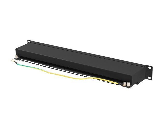 Lanberg Patch Panel Shielded για Rack 1U 19" 24 Θυρών cat6a Μαύρο - Image 4