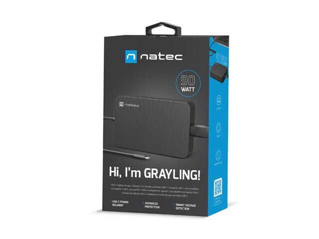 Natec USB-C Universal Φορτιστής Laptop 90W 20V με Αποσπώμενο Καλώδιο Τροφοδοσίας - Image 3