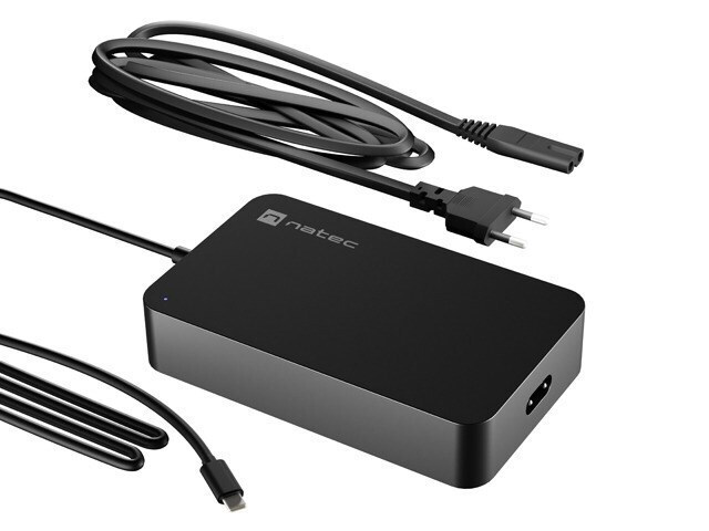 Natec USB-C Universal Φορτιστής Laptop 90W 20V με Αποσπώμενο Καλώδιο Τροφοδοσίας - Image 4