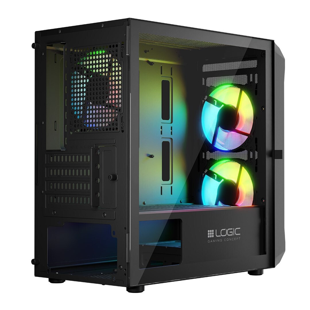 Logic Portos ARGB Mini Tower με Πλαϊνό Παράθυρο - Image 16