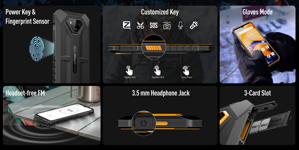 Ulefone Armor X13 Dual SIM (6/64GB) Ανθεκτικό Smartphone Μαύρο - Image 11