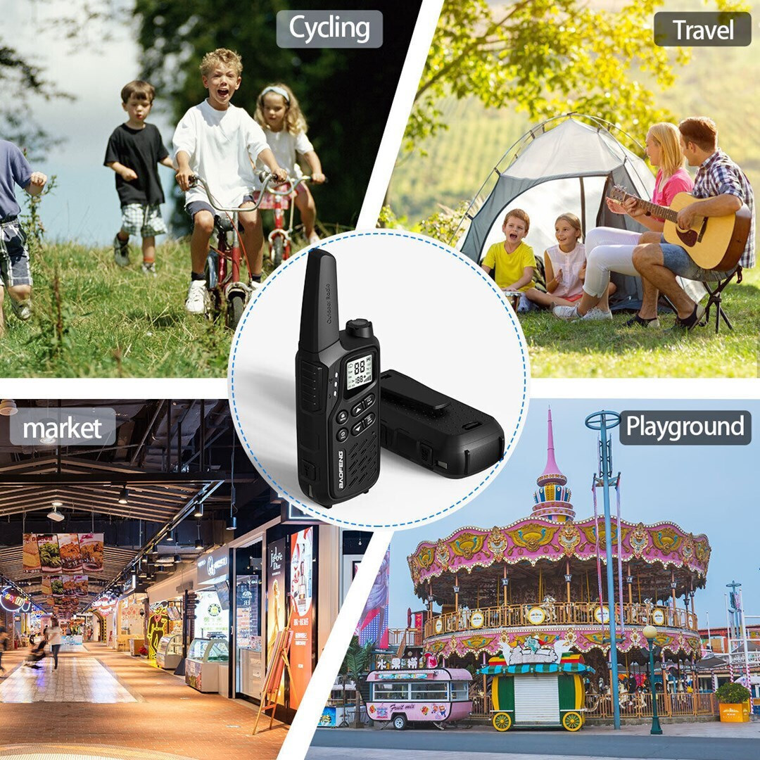 Baofeng Bf-t25e Ασύρματος Πομποδέκτης PMR 0.5W με Μονόχρωμη Οθόνη Σε Χρώμα - Image 6