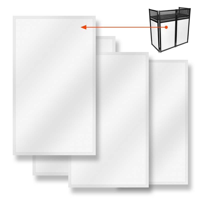 STAND4ME Dj Screen Xl Table Folding Screen Λευκό - Image 9