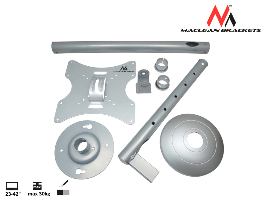 Maclean Energy MC-504A S Βάση Τηλεόρασης Οροφής έως 42" και 30kg - Image 4