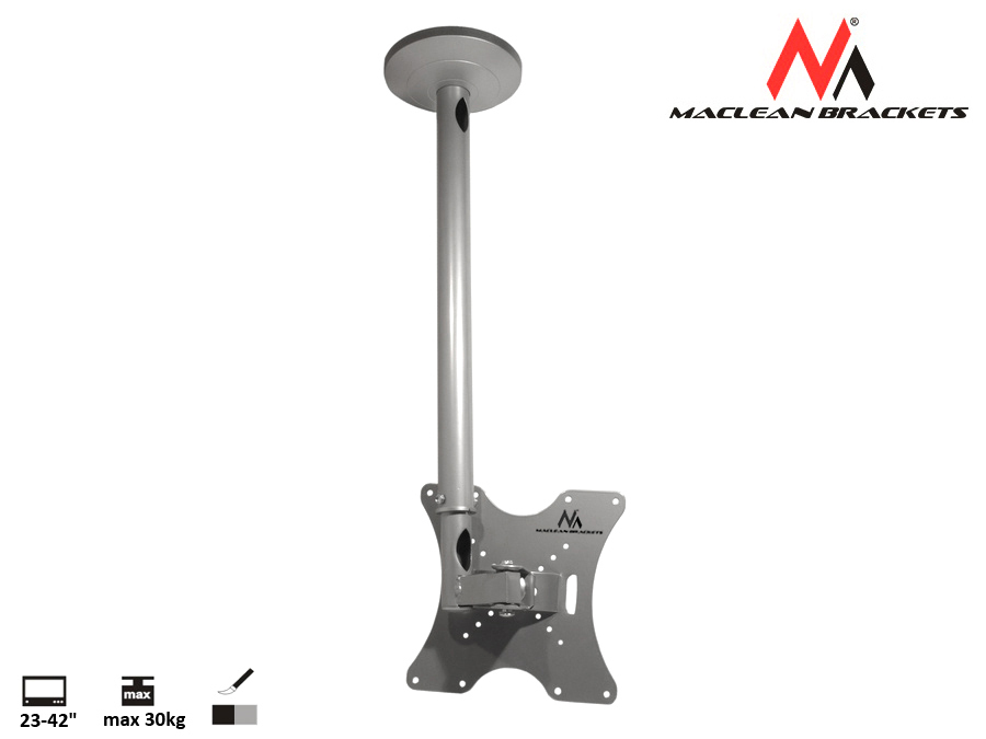 Maclean Energy MC-504A S Βάση Τηλεόρασης Οροφής έως 42" και 30kg - Image 5