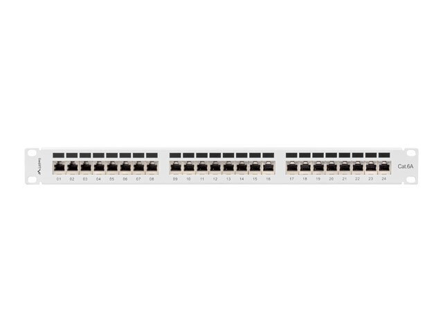Lanberg Patch Panel για Rack 1U 19" 24 Θυρών cat6a Γκρι - Image 4