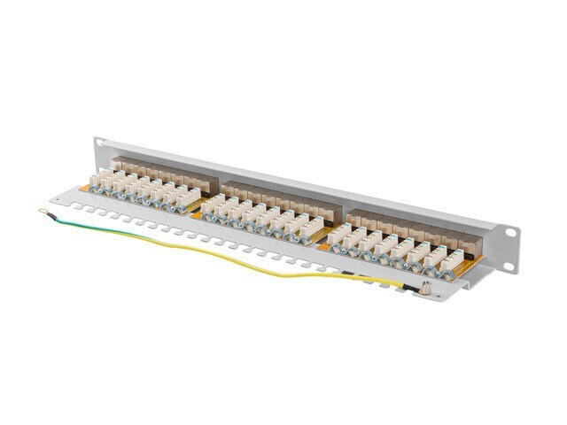 Lanberg Patch Panel για Rack 1U 19" 24 Θυρών cat6a Γκρι - Image 2
