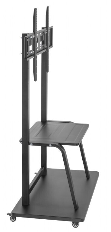 Gembird TVS-100F-01 Βάση Τηλεόρασης Δαπέδου έως 100" και 150kg Μαύρο - Image 2