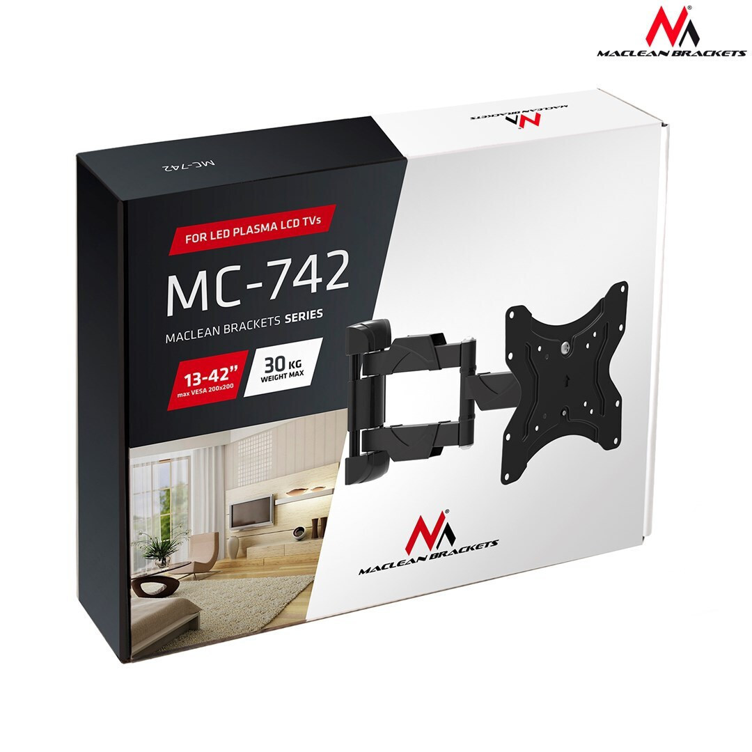 Maclean Energy MC-742 Επιτοίχια έως 42" και 25kg - Image 6