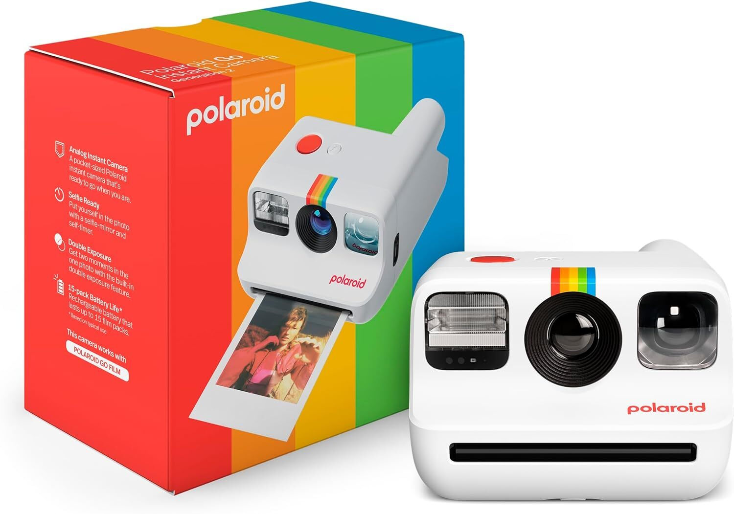 Polaroid Instant Φωτογραφική Μηχανή Go Gen 2 White - Image 5
