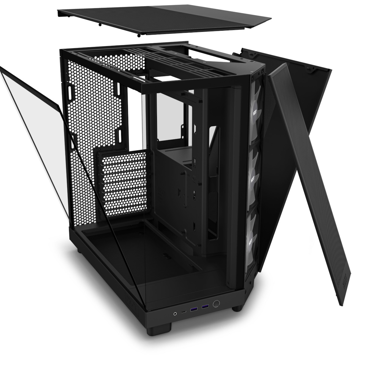 NZXT H6 Flow RGB Gaming Midi Tower με Πλαϊνό Παράθυρο - Image 5