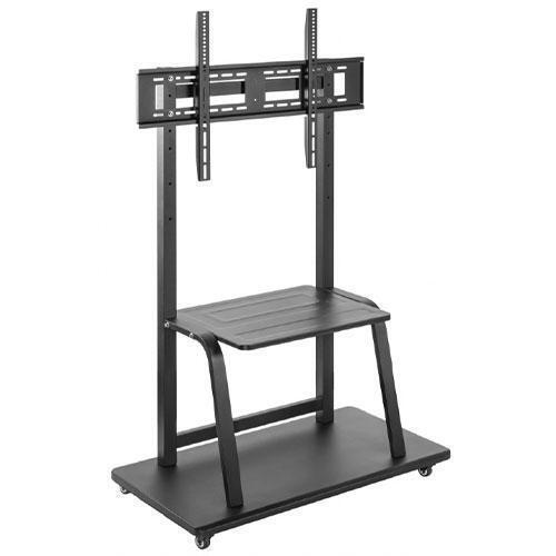 Gembird TVS-100F-01 Βάση Τηλεόρασης Δαπέδου έως 100" και 150kg Μαύρο - Image 3