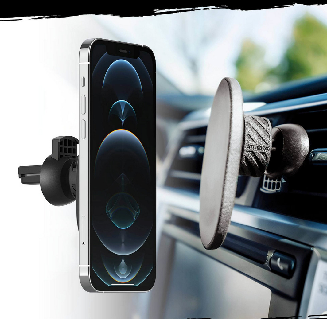 Otterbox Βάση Κινητού Αυτοκινήτου με Θήκη και Ασύρματη Φόρτιση Μαύρη 78-80445 - Image 11