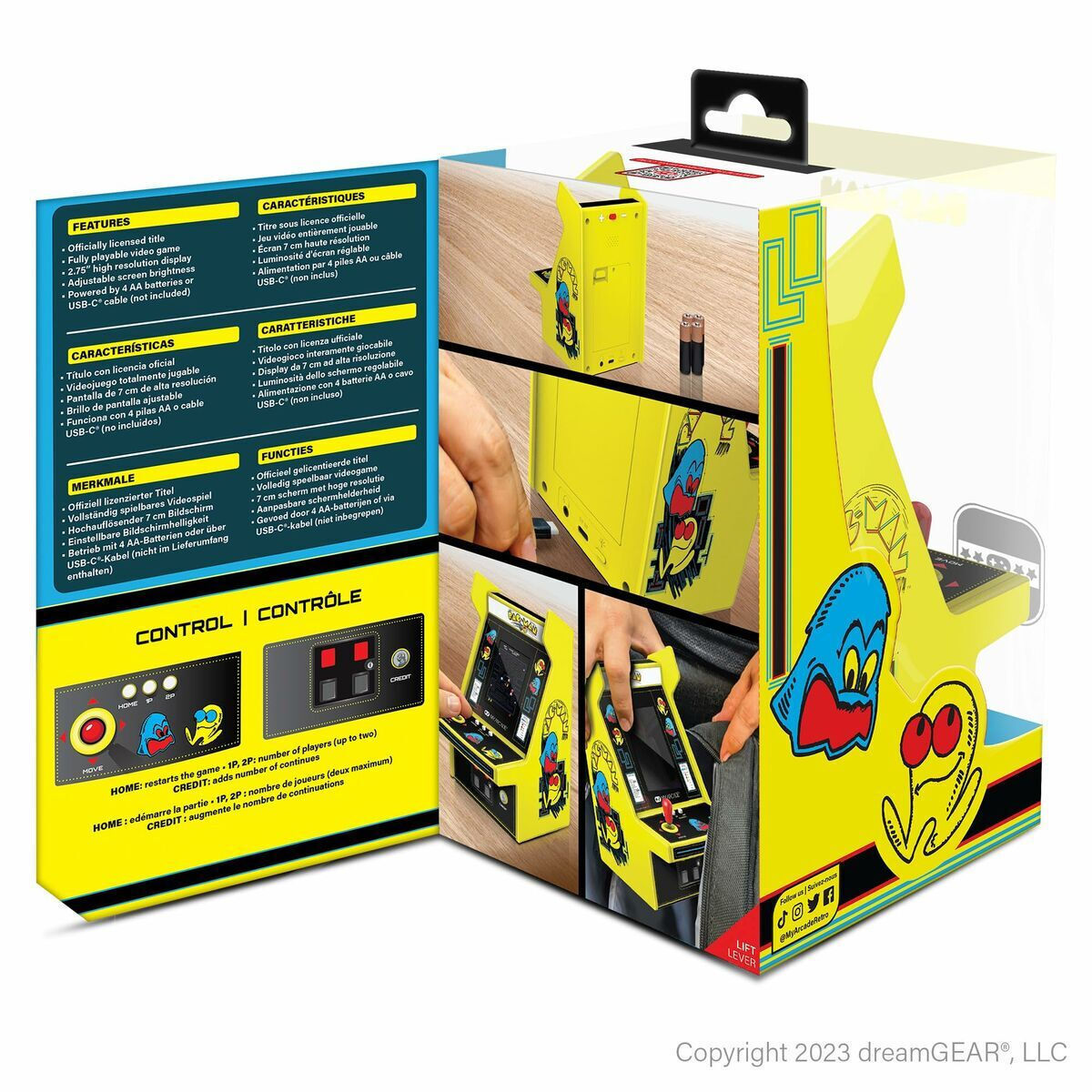 My Arcade Micro Player PRO - Pac-Man (EN-FR) Ηλεκτρονική Παιδική Ρετρό Κονσόλα - Image 7