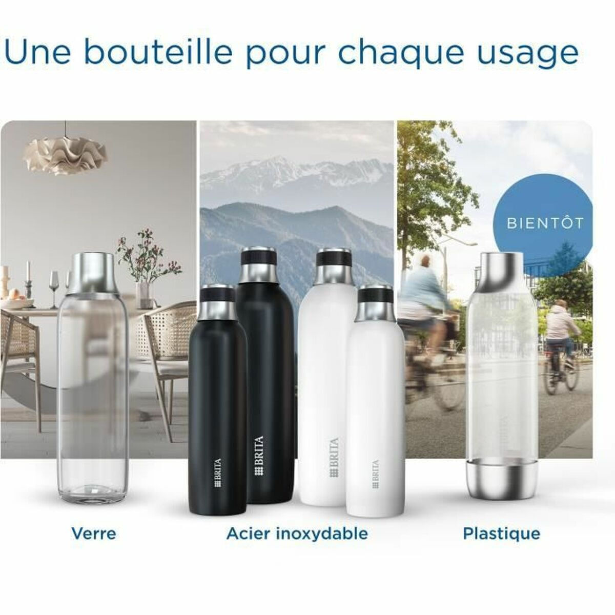 Brita Μπουκάλι Νερού Γυάλινο με Βιδωτό Καπάκι Μαύρο 118440 - Image 5