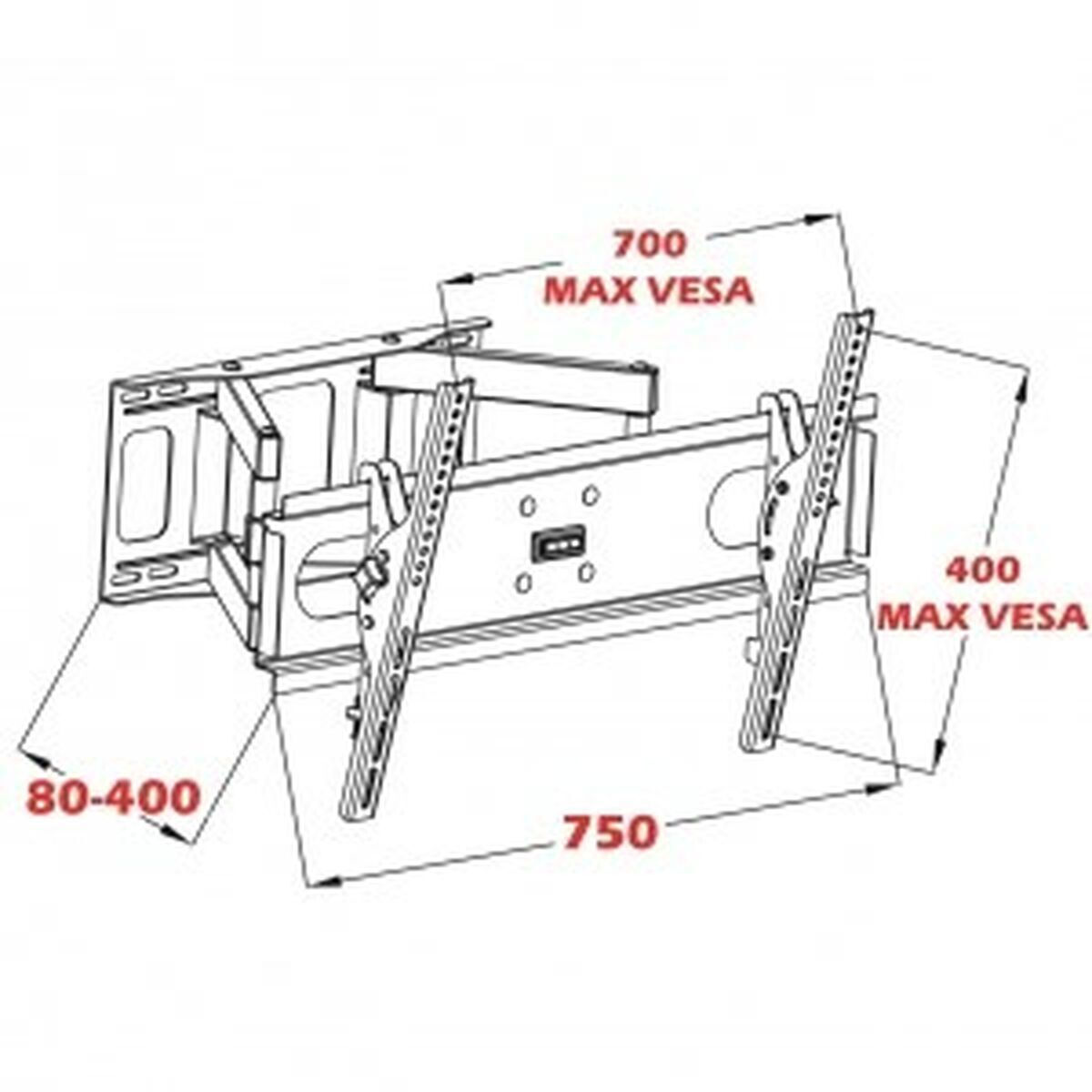 Art AR-52 Επιτοίχια έως 70" και 60kg - Image 7