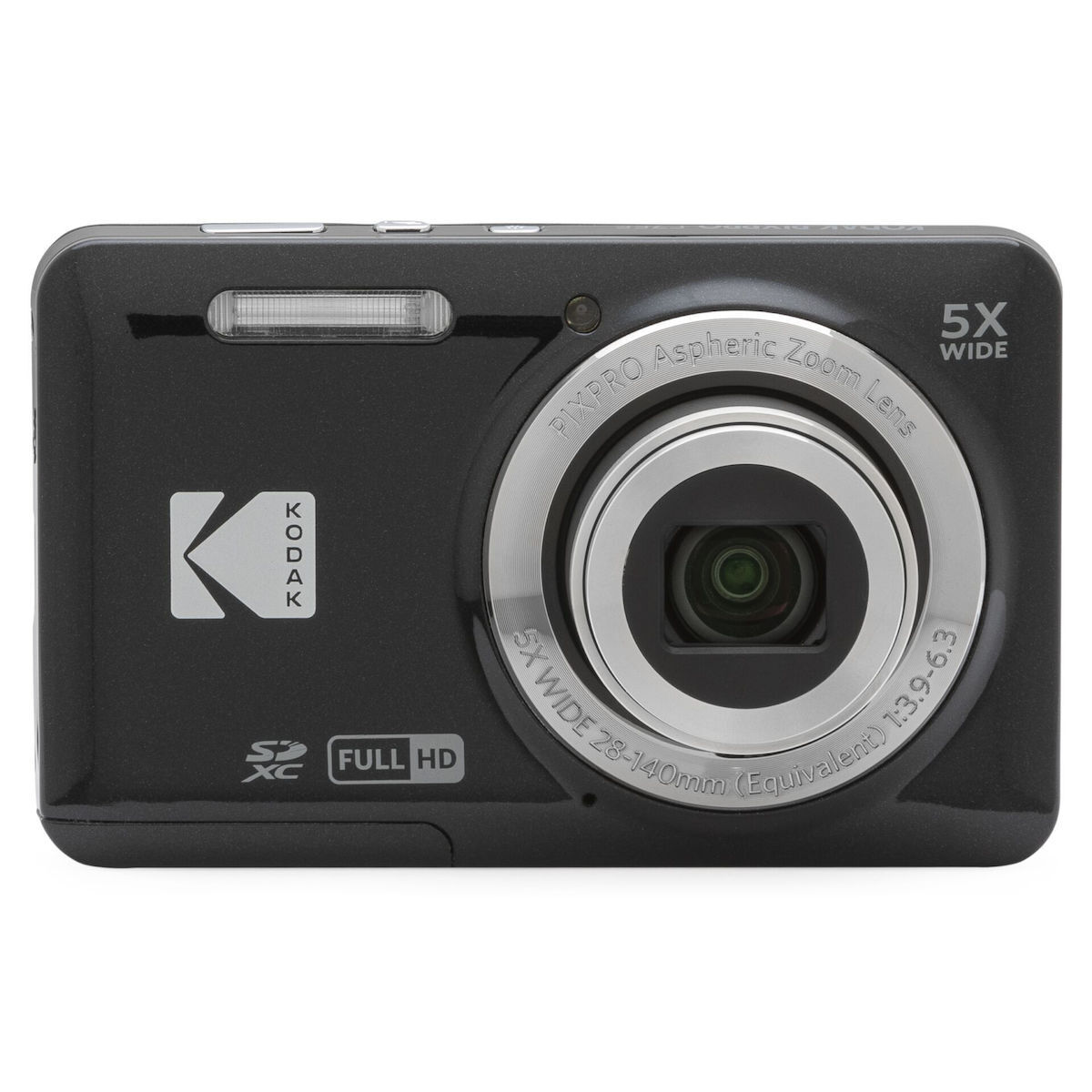 Kodak Pixpro FZ55 Compact Φωτογραφική Μηχανή 16MP Οπτικού Ζουμ 5x Μαύρη - Image 4