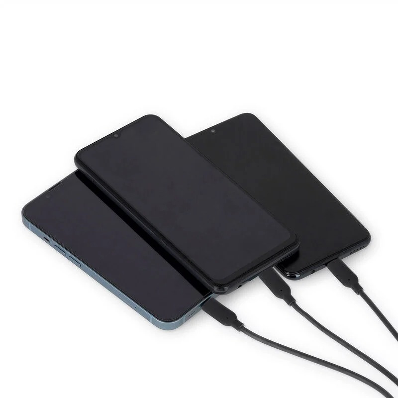 Legami Milano LED USB to Lightning / Type-C / micro USB Cable 2.8A Πολύχρωμο 1.2m (CCA0003) - Image 2