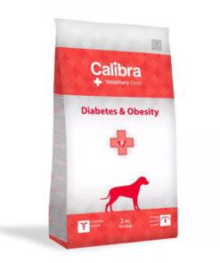 Alternative view of Calibra Vet Dog Diabetes & Obesity 2kg Ξηρά Τροφή Σκύλων Διαίτης, χωρίς Γλουτένη με Κοτόπουλο, Καλαμπόκι, Γαλοπούλα, Μήλο, Σολομό, Συκώτι και Τόνο