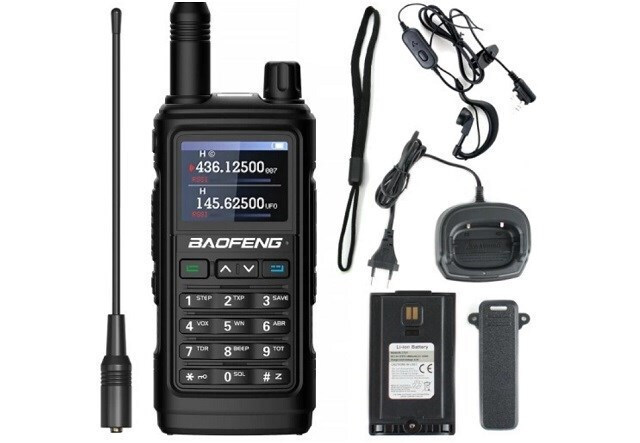 Baofeng Uv-17e Walkie Talkie 5W με Έγχρωμη Οθόνη Σε Χρώμα