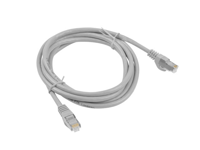 Lanberg F/UTP Cat.6 Καλώδιο Δικτύου Ethernet 2m Γκρι 1τμχ (PCF6-10CC-0200-S) - Image 2