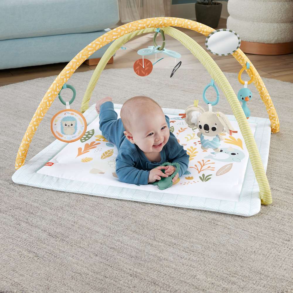 Fisher Price Γυμναστήριο Δραστηριοτήτων Πολύχρωμο για Νεογέννητα (MxΠ) 57x41cm - Image 2